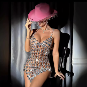Kristal taşlı kostüm Victor collection